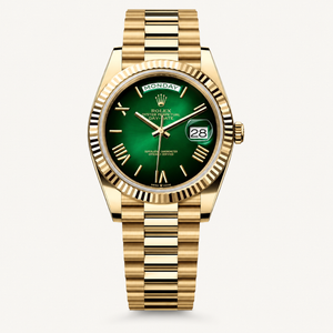 Rolex Day-date Vert Ombre Romain 40mm