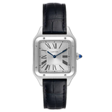 Cartier Santos dumont bracelet cuir noir